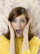 Woman in shock