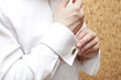 The Man Clasps Cuff Links