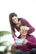 A surprise for the husband