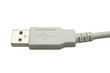 USB cable isolated on white USB cable isolated on white