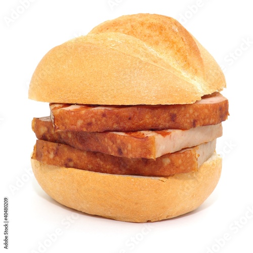 Photo: Leberwurst, Semmel Leberwurst, Semmel