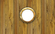 Ship porthole - hole frame in yacht interior Ship porthole - hole frame in yacht interior