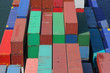 Container auf einem Handelsschiff Container auf einem Handelsschiff