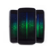Multiple Smart Phones over white