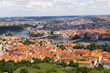 Foto: Panoramic view of Prague and Charles bridge Panoramic view of Prague and Charles bridge