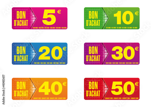 Vector: Bons d'achat Bons d'achat