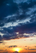 Sky background on sunset.