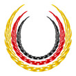Illustration: illustrated german colors for sport events illustrated german colors for sport events