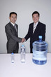 Businessmen shaking hands