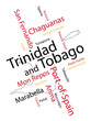 Vektor: Trinidad and Tobago map and cities Trinidad and Tobago map and cities