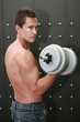 Man lifting weight