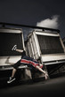 Young man breakdancing