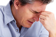 Man having stress. Man having stress.