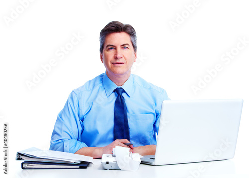 Foto: Accountant businessman. Accountant businessman.