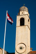 Clock tower in Dubrovnik Clock tower in Dubrovnik