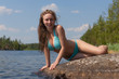 the girl in bikini