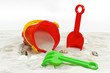 sand mit spielwaren
