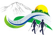 nordic walking mountain style