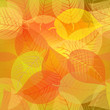 Seamless pattern leaves