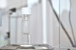 Photo: Bottle in lab with plastic cap Bottle in lab with plastic cap