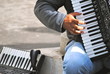 Suonatore di strada a Madrid - Fisarmonica Suonatore di strada a Madrid - Fisarmonica