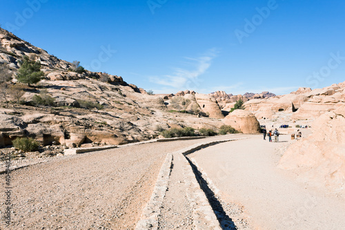 Photo: Bab as-Siq - way to town Petra Bab as-Siq - way to town Petra