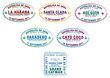Passport stamps from Cuba and the Cayman Islands.