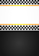 Taxi blank racing background