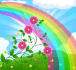 Floral background design