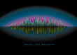 Cityscape waveform