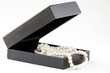 macro pearls in black gift box