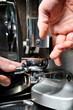 espresso coffee in espresso machine espresso coffee in espresso machine