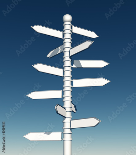 Photo: Guide sign Guide sign