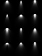 Set light sources. Vector