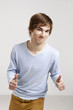 Confident young man