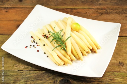Foto: gekochter Spargel gekochter Spargel