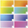 Lote de notas de colores