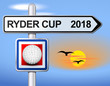 Panneau RYDER CUP 2018