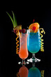 Rum Runner and Blue Lagoon - Most popular cocktails series