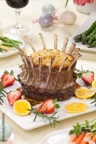 Foto: Easter Crown Roast of Lamb Easter Crown Roast of Lamb