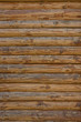 Wall from logs
