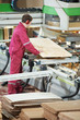 closeup carpentry wood cross cutting