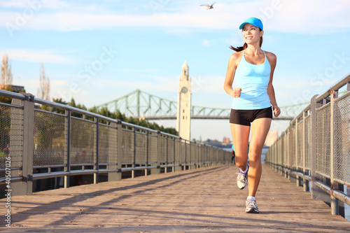 Photo: Running in city Running in city