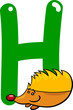 H for hedgehog H for hedgehog