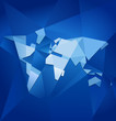 Abstract world map vector