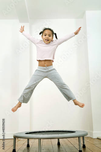Photo: Kid jumping happily Kid jumping happily
