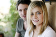 Couple looking at the camera