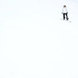 Man snowboarding