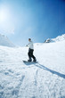 Man snowboarding