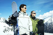Men with their snowboards